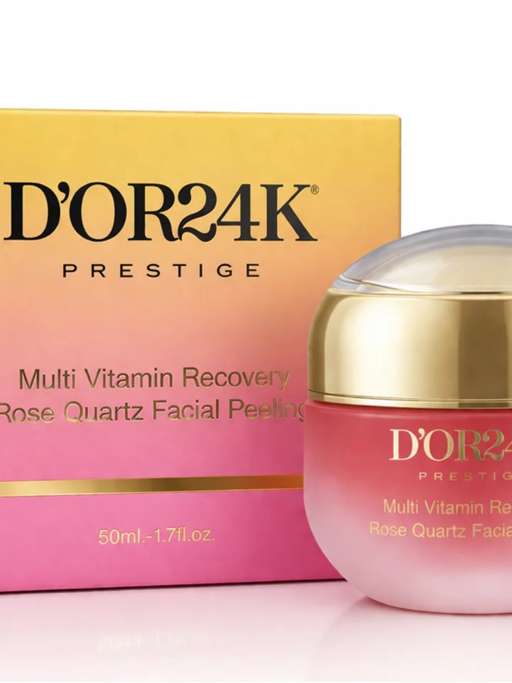 D'Or Skincare Multi Vitamin Recovery Rose Quartz Peeling Mask